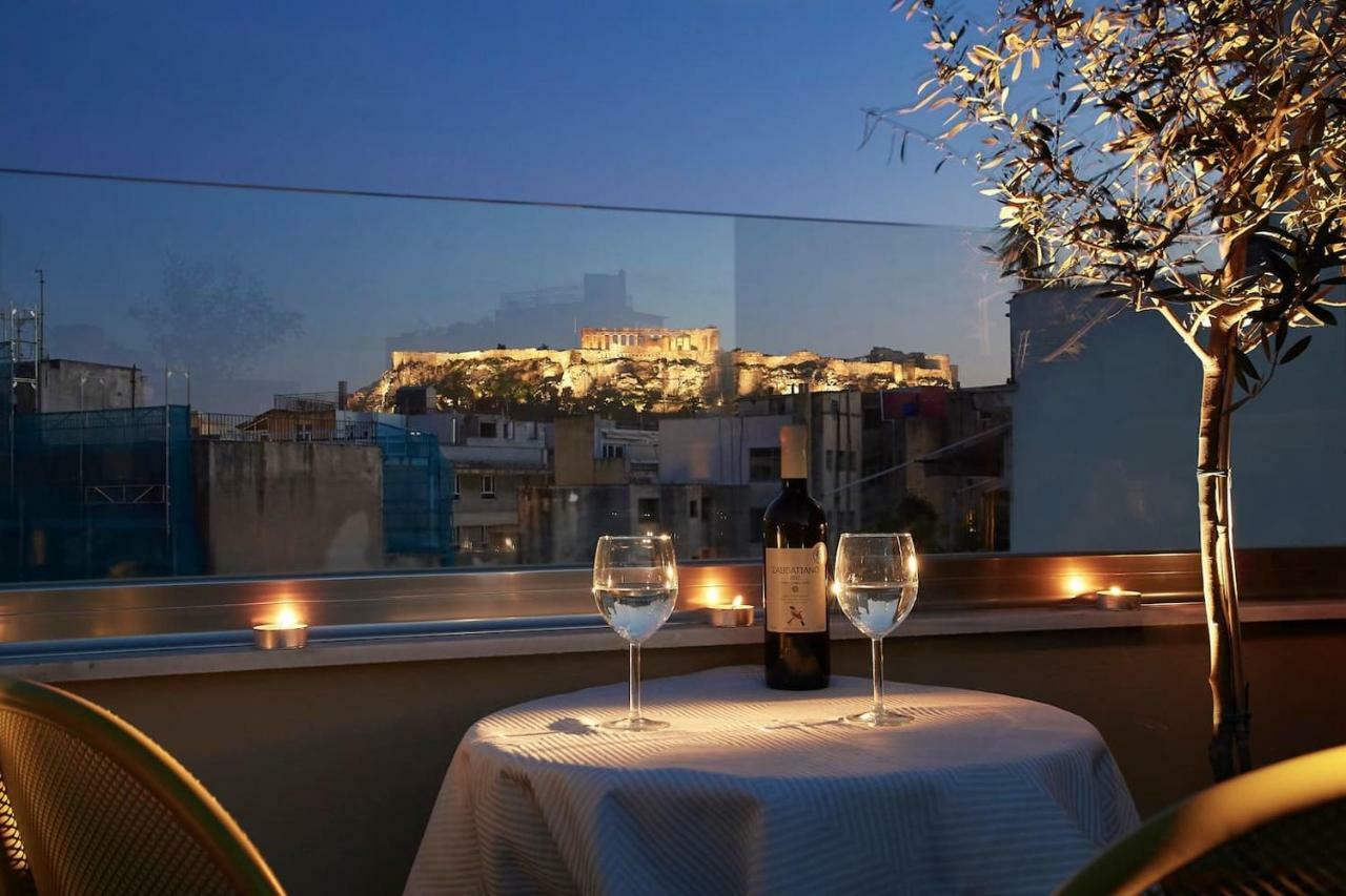 Spacious Suite W. Huge Balcony + Acropolis View Athens Luaran gambar