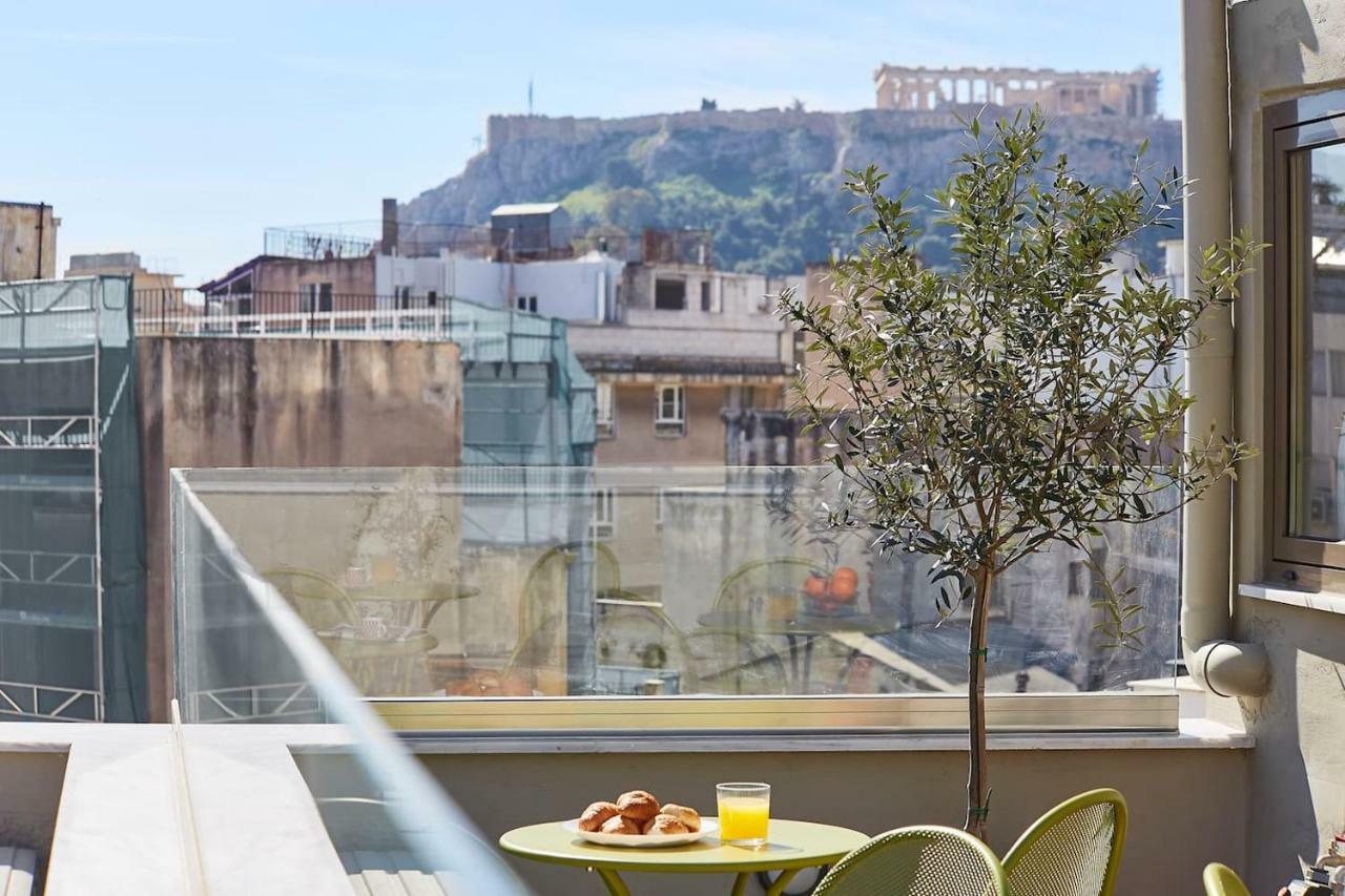 Spacious Suite W. Huge Balcony + Acropolis View Athens Luaran gambar